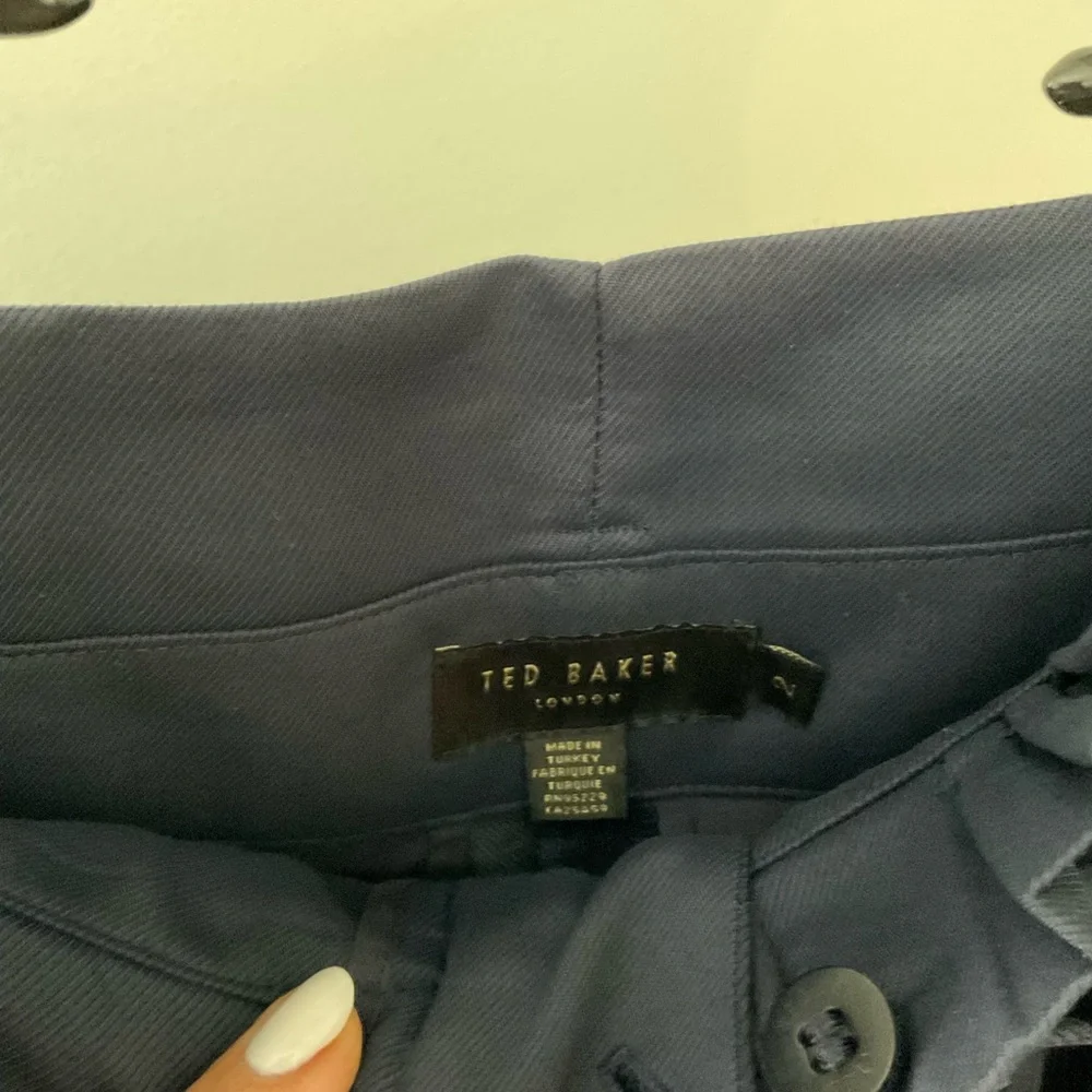 Ted Baker Navy Wide-Leg Women's Ankle Pants - size 2 - Picture 4 of 10